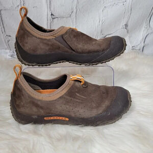 Merrell Improv Moc Womens 9.5 Chocolate Brown Slip On Outdoor Hiking Shoes‎